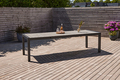Havebord 205/275 x 100 cm alu/nonwood - Outfit